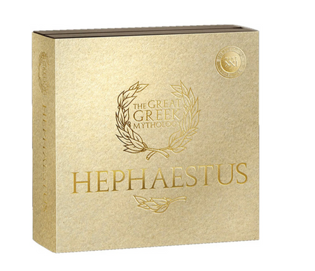 Moneta srebrna 3000 FRANKÓW HEFAJSTOS - WIELKA MITOLOGIA GRECKA (48h)