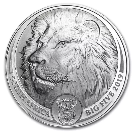 Srebrna Moneta Big Five III: Lion 2019 1 oz (24h)