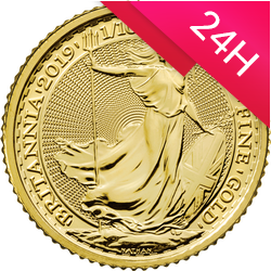 Złota moneta Britannia 1/10 oz (24h)