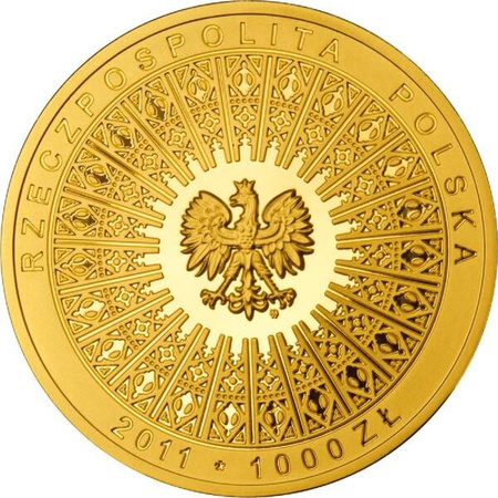 Złota moneta NBP Beatyfikacja Jana Pawła II - 1 V 2011 r. 3 oz (24h)