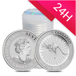 25 x srebrna moneta Australijski Kangur 1 oz (48h)