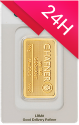 Sztabka złota CertiCard 20 g (24h)