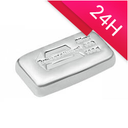 Sztabka srebra 100 g (24h)