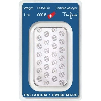 Sztabka palladu LBMA 1 oz (48h)