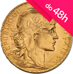 Moneta złota 20 Franków - Marianna i Kogut (48h)