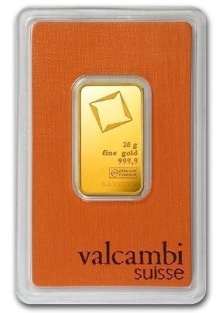 Sztabka złota CertiCard 20 g (48h) 