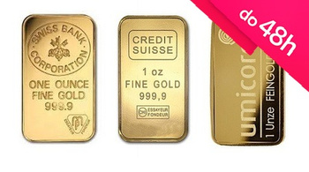 Sztabka złota LBMA 1 oz (48h)