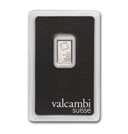 Sztabka platyny Valcambi 5 g (48h)