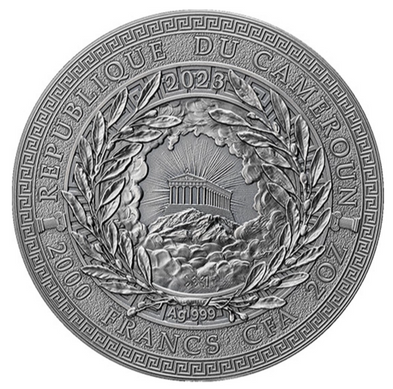 Srebrna moneta 2000 FRANKÓW TEMIDA - WIELKA MITOLOGIA GRECKA (48h)