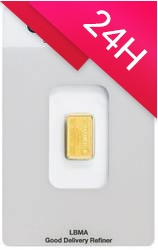 Sztabka złota CertiCard 2 g (24h)