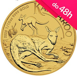 Złota moneta Australijski Kangur 2025/2026 1/10 oz (48h)