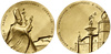 Złota moneta Medal Jan Paweł II Warszawa Czerwiec 1991 27 g (24h)