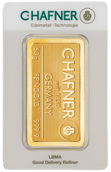 Sztabka złota CertiCard 50 g