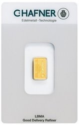 Sztabka złota CertiCard 2 g