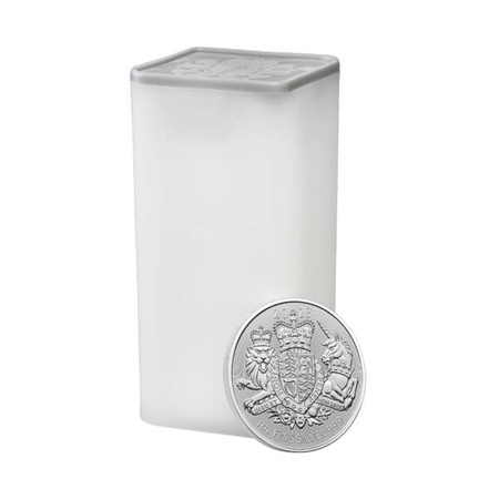 25 x moneta srebrna Royal Arms (24h)