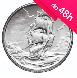 25 x moneta srebrna Sailboat -  Wyspy Wniebowstąpienia 1 oz (48h)