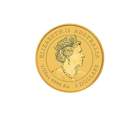 Złota moneta Rok Tygrysa 1/20 oz 2022 (24h)