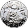 African Wildlife Leopard 1 oz srebro moneta 2019 24h
