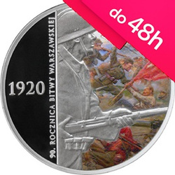 Moneta srebrna 20 zł - 90. ROCZNICA BITWY WARSZAWSKIEJ - 2010 (48h)