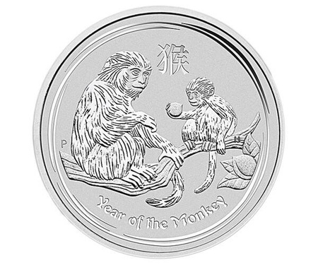 Srebrna moneta Rok Małpy 2016 1 kg (24h)