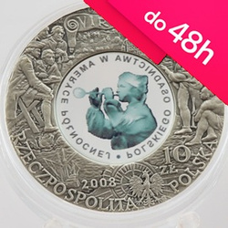 Moneta srebrna 10 zł - 400. ROCZNICA POLSKIEGO OSADNICTWA W AMERYCE - 2008 (48h)