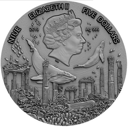 Moneta srebrna 5$ ATLANTYDA - LEGENDARNE KRAINY (48h)