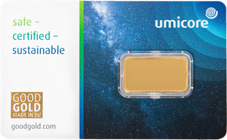 Sztabka złota CertiCard 2,5 g NA PREZENT (48h)