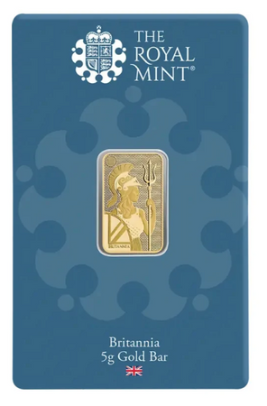 Sztabka złota Britannia 5 g (48h)