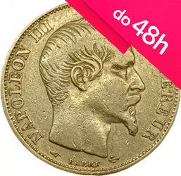 Moneta złota 20 Franków Napoleon (48h)