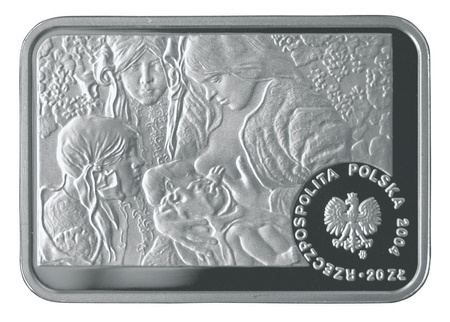 Moneta srebrna 20 zł - STANISŁAW WYSPIAŃSKI - 2004 (48h)