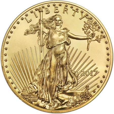 Złota moneta Amerykański Orzeł 1/4 oz (48h) 