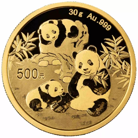 Złota moneta Chińska Panda 2025 30 g (24h)