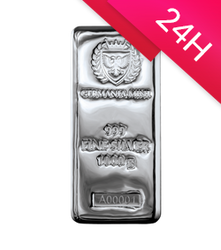 Sztabka srebra Germania Mint 1 kg (24h)