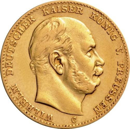 Moneta złota niemieckie 10 marek  (48h)