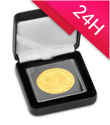 Pudełko na monetę w kapslu Quadrum - Nobile 1S CZARNE + kapsel (24h)