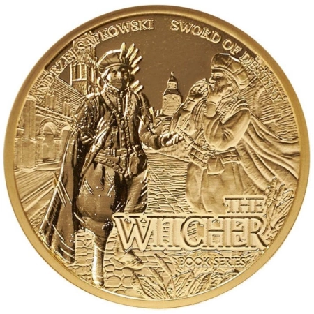 Złota moneta Miecz Przeznaczenia 10$ - Wiedźmin 2022 1/10 oz (24h)