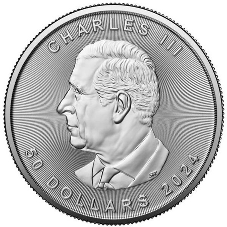 Moneta platynowa Kanadyjski Liść Klonowy 2024 1 oz (48h)