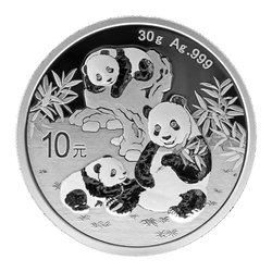 Srebrna moneta Panda Chińska 30 g (24h)