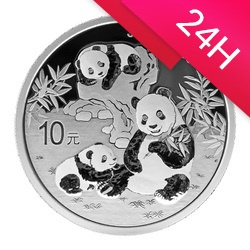 Moneta srebrna Panda Chińska 30 g (48h)