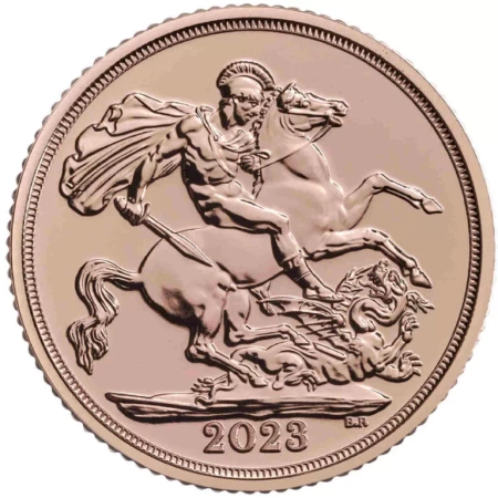 Moneta złota pół Suwerena / half Sovereign (48h)