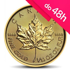 Moneta złota Kanadyjski Liść Klonowy 1/10 oz  (48h)