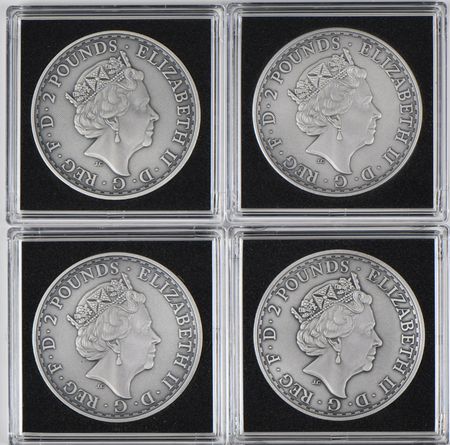 4 x moneta srebrna Britannia 1 oz - CZTERY PORY ROKU (24h)