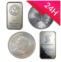 5 x  sztabka / moneta srebrna II gatunek 1 oz (48h)