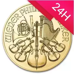 Złota moneta Wiedeński Filharmonik 1/2 oz (24h)