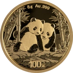 Złota moneta Chińska Panda 2026 8 g (48h)
