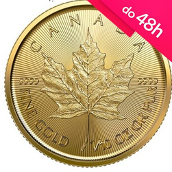 Złota moneta Kanadyjski Liść Klonowy 2025/2026 1/10 oz (48h)