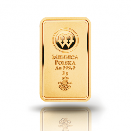 Sztabka złota Mennica Polska 5 g (48h) 