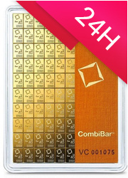 Sztabka złota CombiBar 100 g (24h)