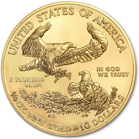 Moneta złota Amerykański Orzeł 1/4 oz (48h) 