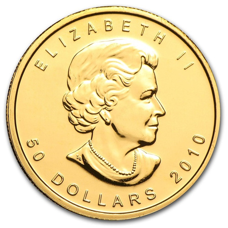 Złota moneta Kanadyjski Liść Klonowy 1 oz (48h)